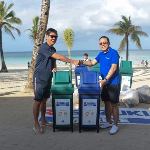 Suzuki Marine Boracay Opening - Trashcan donation